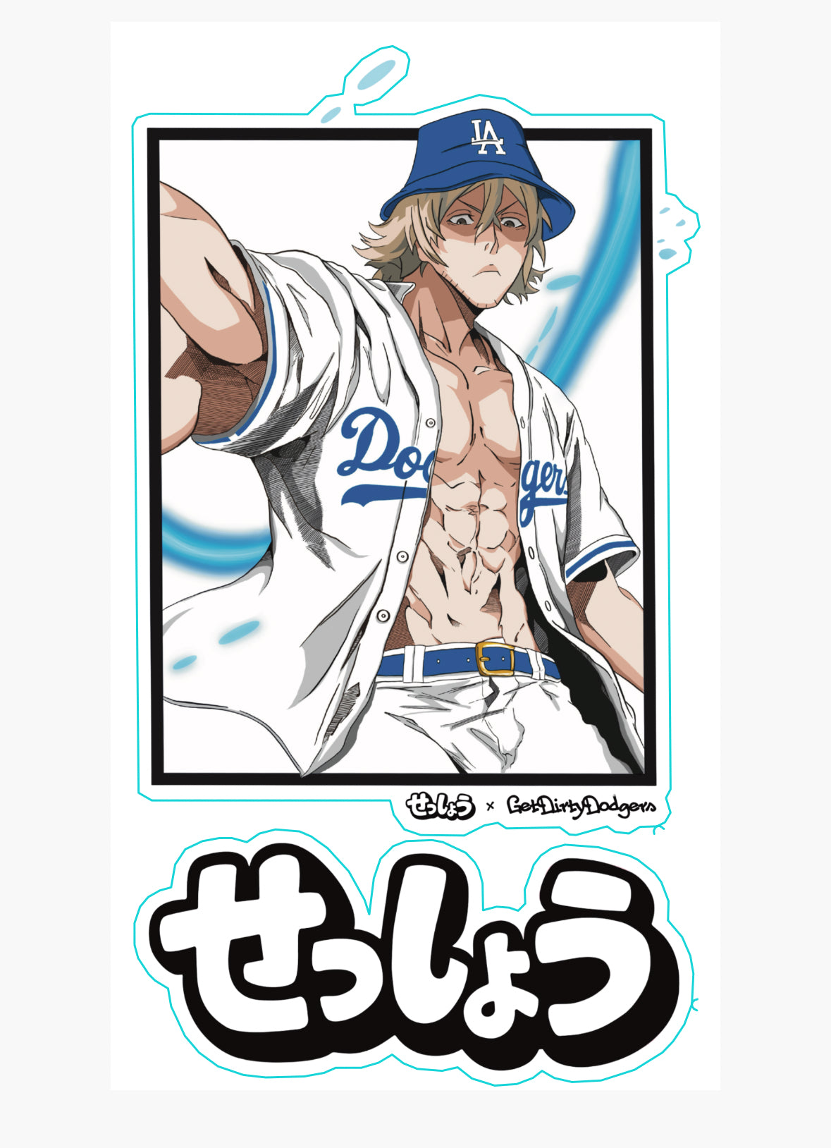 Sessho x GetDirtyDodgers Limited edition sticker sheet